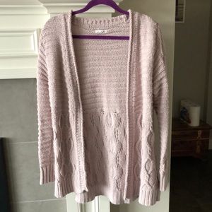 Maurice Pale Pink Cardigan Sweater